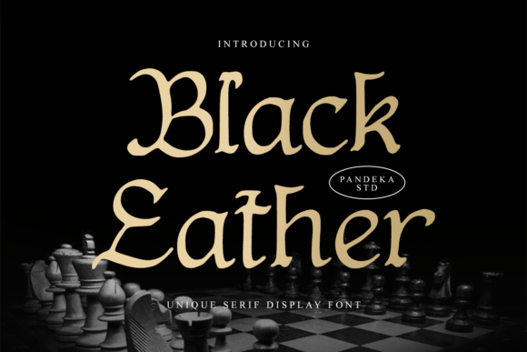 Black Eather: A Font for Elegant Branding