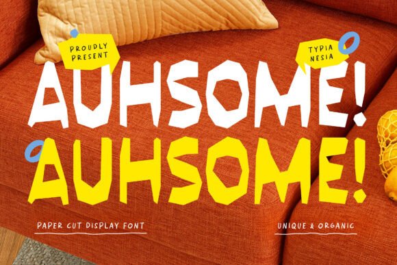 Boost Your Brand with Auhsome: A Playful Display Font
