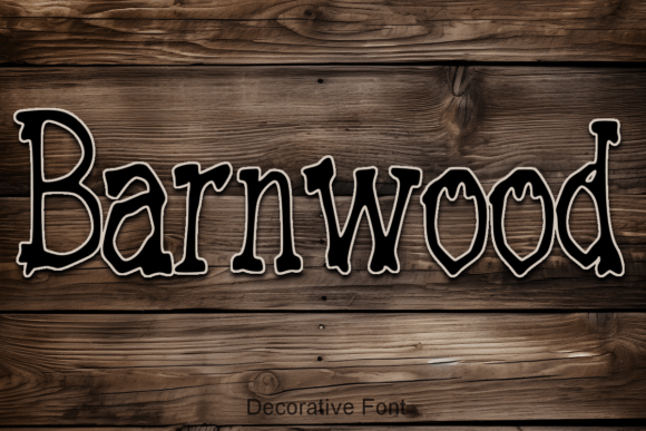Bring Rustic Charm to Your Creations with Barnwood Font