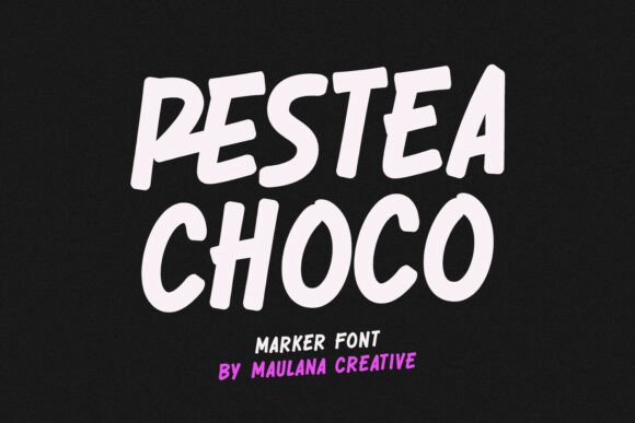 Bring Your Creations to Life with Restea Choco Font