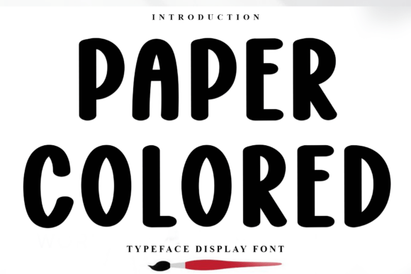 Bringing Festive Charm with Paper Colored Font