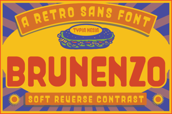 Brunenzo: A Bold and Playful Display Font for Web Design