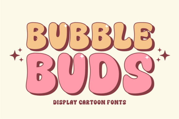 Bubble Buds: A Playful Display Font for Engaging Web Designs