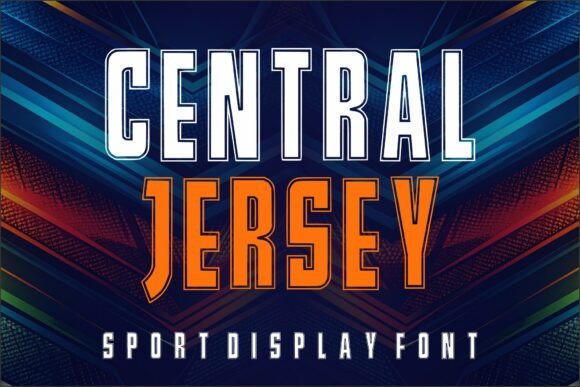 Central Jersey: A Bold and Dynamic Display Font