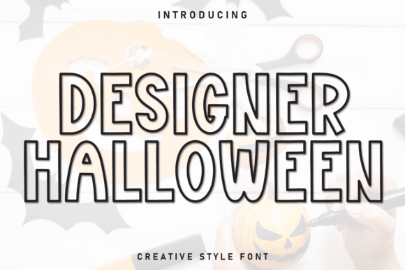 Designer Halloween: A Playful Display Font for Editorial Charm
