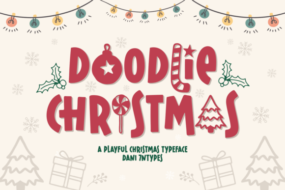 Embrace the Joy of Doodlie Christmas Font