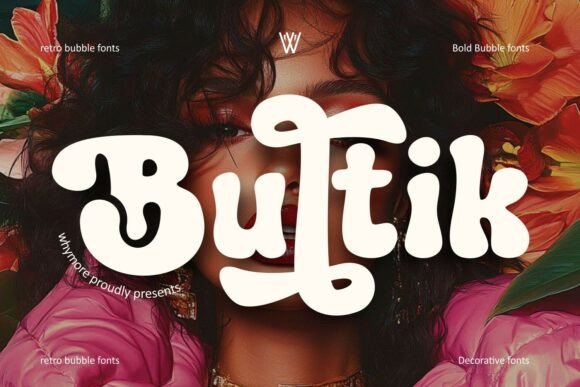 Enhance Your Brand with Bultik: A Retro Bubble Font