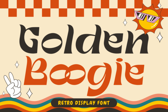 Golden Boogie: A Vibrant Display Font for Editorial Design