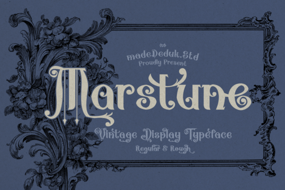Marstune: A Vintage Font for Classic Craft Projects
