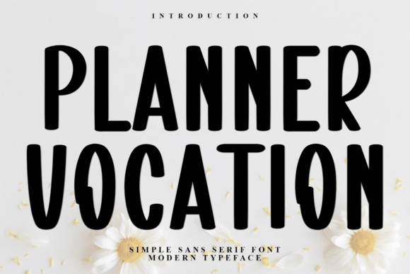 Planner Vocation: A Festive and Merry Display Font