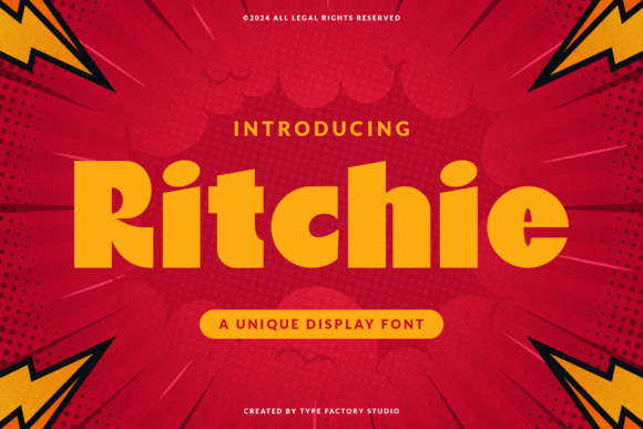 Ritchie: A Bold and Artistic Display Font for Editorial Design