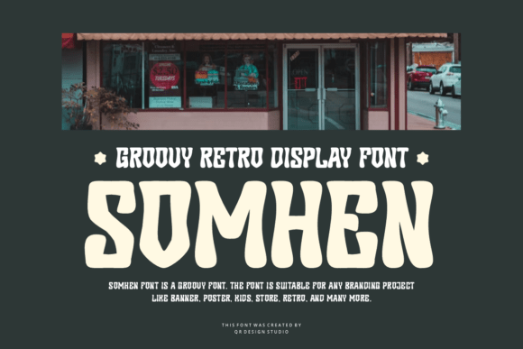 Somhen: A Bold and Expressive Display Typeface