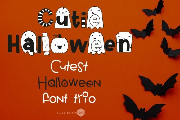 Spook Up Your Campaigns with Cutie Halloween Trio Font