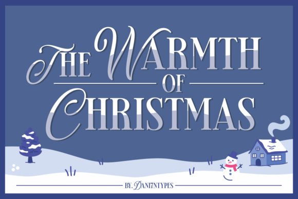 The Warmth of Christmas: A Cozy Display Font for Your Next Project