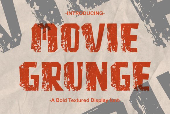 Transform Your Brand with Movie Grunge Font