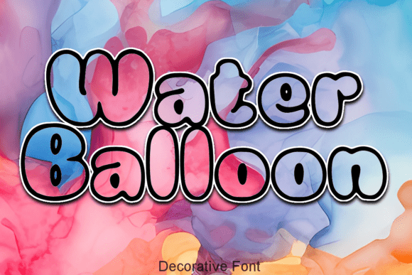 Water Balloon Font: A Playful Typeface for Editorial Delight