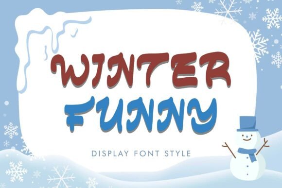 Winter Funny: A Charming Display Font for Editorial Design