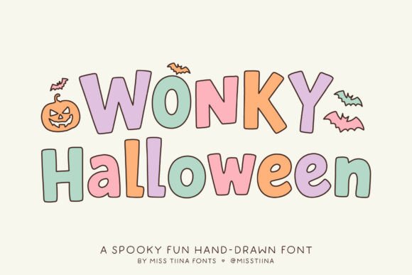 Wonky Halloween: A Spooky and Playful Font for Web Design